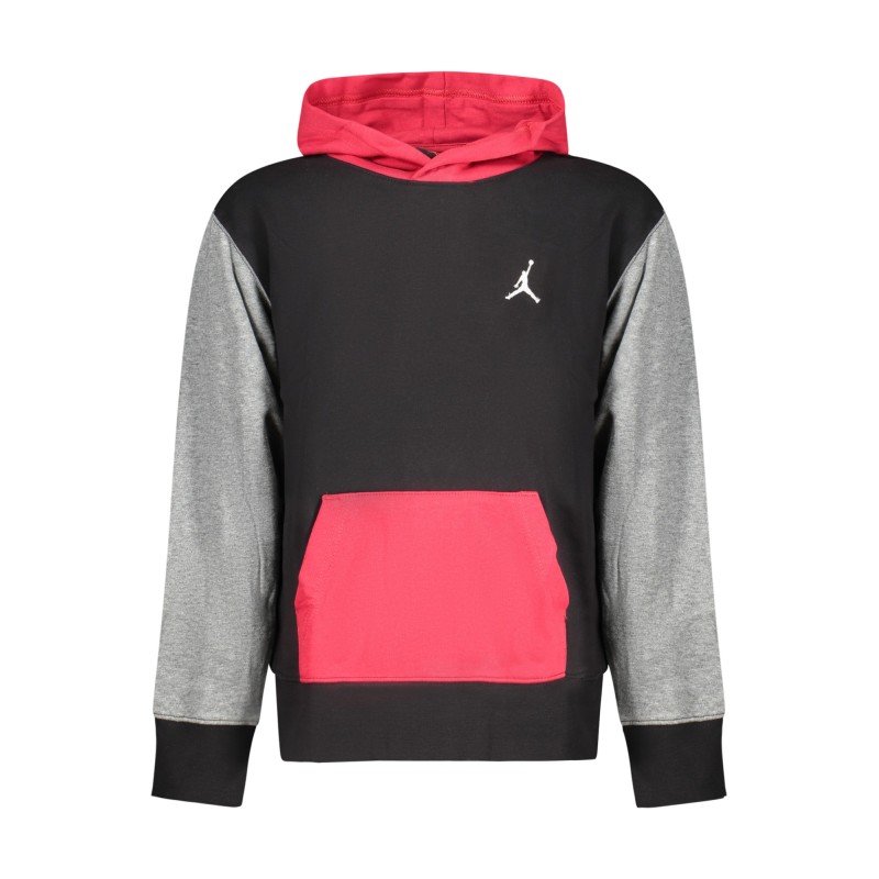 JORDAN FELPA CON ZIP BAMBINO NERO