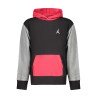 JORDAN FELPA CON ZIP BAMBINO NERO