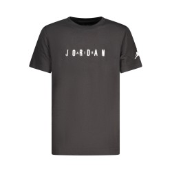 JORDAN T-SHIRT MANICHE CORTE BAMBINO NERO