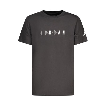 JORDAN T-SHIRT MANICHE CORTE BAMBINO NERO