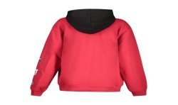 JORDAN FELPA SENZA ZIP BAMBINO ROSSO