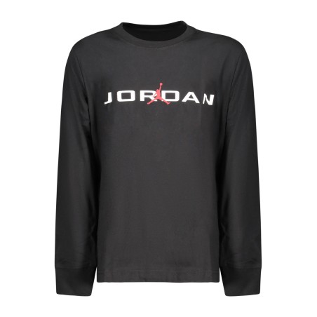 JORDAN T-SHIRT MANICHE LUNGHE BAMBINO NERO