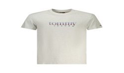 TOMMY HILFIGER T-SHIRT MANICHE CORTE UOMO GRIGIO