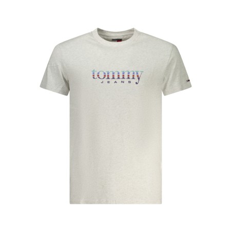 TOMMY HILFIGER T-SHIRT MANICHE CORTE UOMO GRIGIO