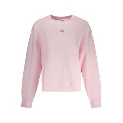 TOMMY HILFIGER FELPA SENZA ZIP DONNA ROSA