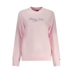 TOMMY HILFIGER FELPA SENZA ZIP DONNA ROSA