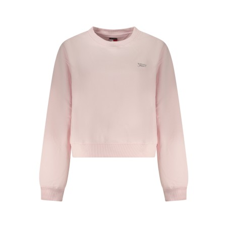 TOMMY HILFIGER FELPA SENZA ZIP DONNA ROSA