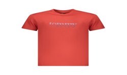 TOMMY HILFIGER T-SHIRT MANICHE CORTE UOMO ROSSO