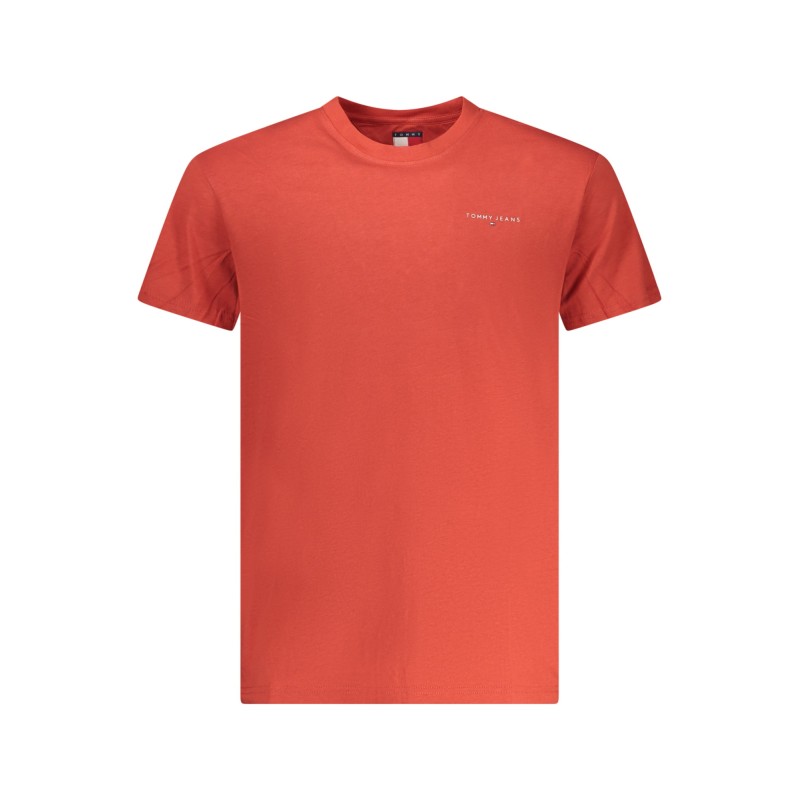 TOMMY HILFIGER T-SHIRT MANICHE CORTE UOMO ROSSO