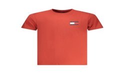 TOMMY HILFIGER T-SHIRT MANICHE CORTE UOMO ROSSO