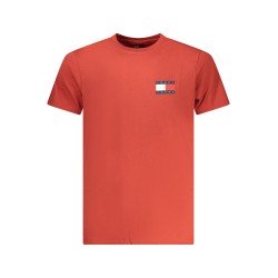 TOMMY HILFIGER T-SHIRT MANICHE CORTE UOMO ROSSO