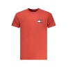 TOMMY HILFIGER T-SHIRT MANICHE CORTE UOMO ROSSO