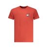 TOMMY HILFIGER T-SHIRT MANICHE CORTE UOMO ROSSO