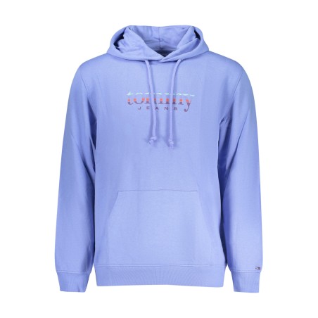 TOMMY HILFIGER FELPA SENZA ZIP UOMO AZZURRO