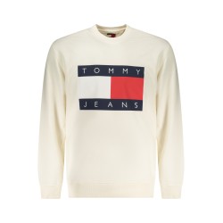 TOMMY HILFIGER FELPA SENZA ZIP UOMO BIANCO