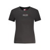 TOMMY HILFIGER T-SHIRT MANICHE CORTE DONNA NERO