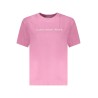 CALVIN KLEIN T-SHIRT MANICHE CORTE DONNA ROSA