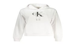 CALVIN KLEIN FELPA SENZA ZIP DONNA BIANCO