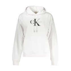 CALVIN KLEIN FELPA SENZA ZIP DONNA BIANCO