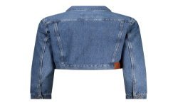 CALVIN KLEIN GIUBBOTTO IN JEANS DONNA BLU