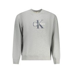 CALVIN KLEIN FELPA SENZA ZIP UOMO GRIGIO