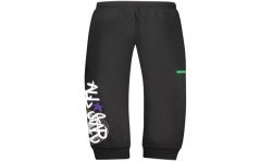 CONVERSE PANTALONE TUTA LUNGO BAMBINO NERO