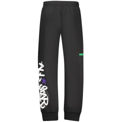 CONVERSE PANTALONE TUTA LUNGO BAMBINO NERO