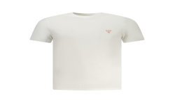 GUESS JEANS T-SHIRT MANICHE CORTE UOMO BIANCO