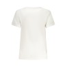 GUESS JEANS T-SHIRT MANICHE CORTE DONNA BIANCO