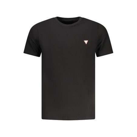 GUESS JEANS T-SHIRT MANICHE CORTE UOMO NERO