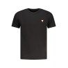 GUESS JEANS T-SHIRT MANICHE CORTE UOMO NERO