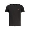 GUESS JEANS T-SHIRT MANICHE CORTE UOMO NERO