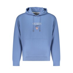 GUESS JEANS FELPA SENZA ZIP UOMO AZZURRO