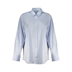 GUESS JEANS CAMICIA MANICHE LUNGHE DONNA AZZURRO