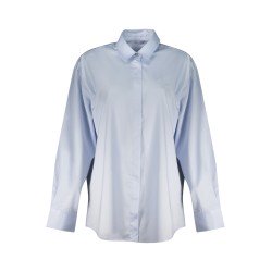 GUESS JEANS CAMICIA MANICHE LUNGHE DONNA AZZURRO