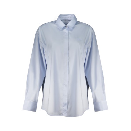 GUESS JEANS CAMICIA MANICHE LUNGHE DONNA AZZURRO