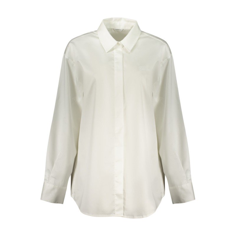 GUESS JEANS CAMICIA MANICHE LUNGHE DONNA BIANCO