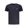 GUESS JEANS T-SHIRT MANICHE CORTE UOMO BLU