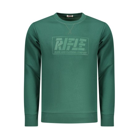RIFLE FELPA SENZA ZIP UOMO VERDE