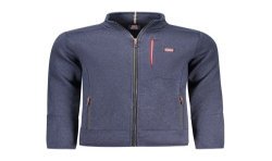 NORWAY 1963 FELPA CON ZIP UOMO BLU