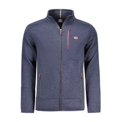 NORWAY 1963 FELPA CON ZIP UOMO BLU