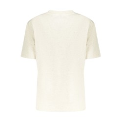 CALVIN KLEIN T-SHIRT MANICHE CORTE DONNA BEIGE