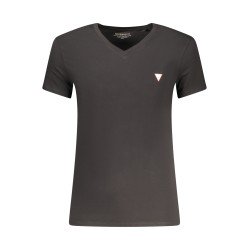 GUESS JEANS T-SHIRT MANICHE CORTE UOMO NERO