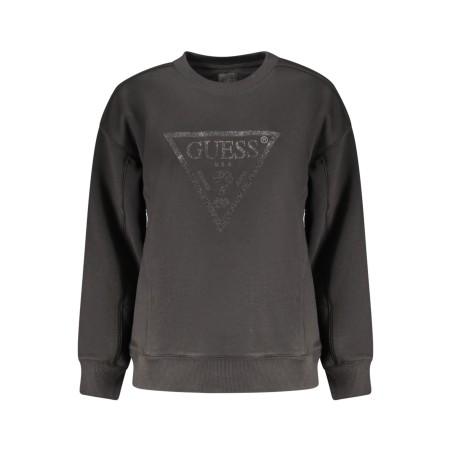 GUESS JEANS FELPA SENZA ZIP DONNA NERO