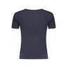 GUESS JEANS T-SHIRT MANICHE CORTE DONNA BLU