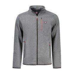NORWAY 1963 FELPA CON ZIP UOMO GRIGIO