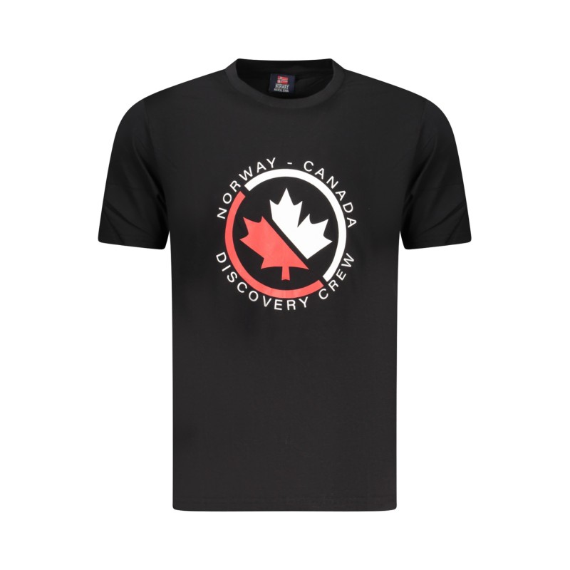 NORWAY 1963 T-SHIRT MANICHE CORTE UOMO NERO