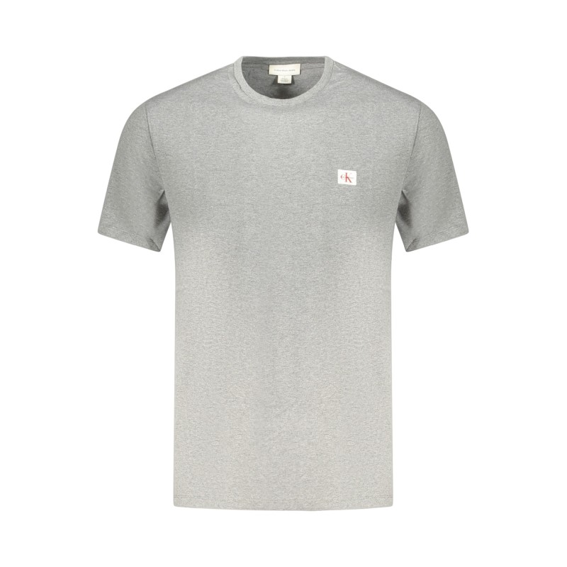 CALVIN KLEIN T-SHIRT MANICHE CORTE UOMO GRIGIO
