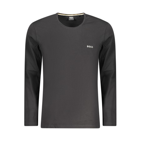 BOSS T-SHIRT MANICHE LUNGHE UOMO NERO