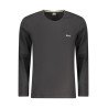 BOSS T-SHIRT MANICHE LUNGHE UOMO NERO